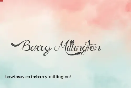 Barry Millington