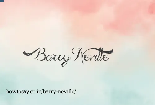 Barry Neville