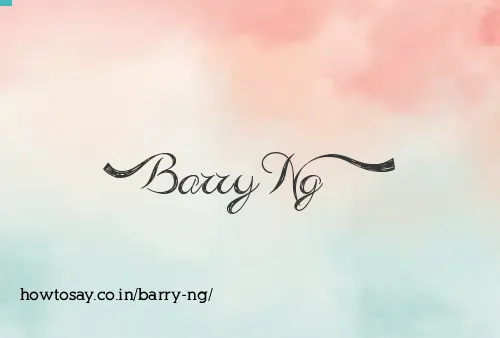 Barry Ng