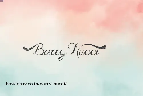 Barry Nucci