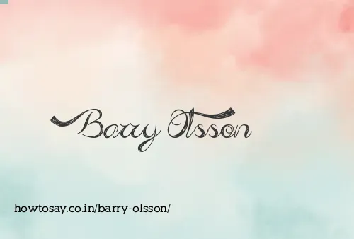 Barry Olsson