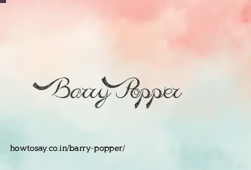Barry Popper