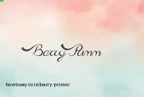 Barry Primm