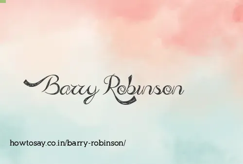 Barry Robinson