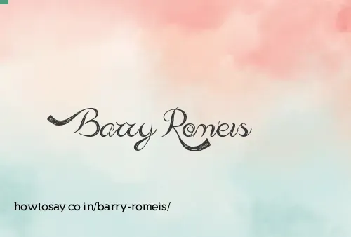 Barry Romeis