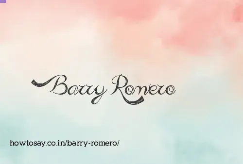 Barry Romero