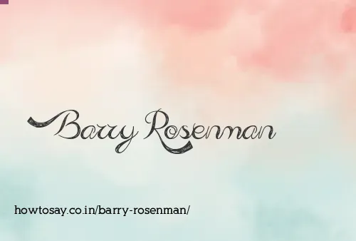Barry Rosenman