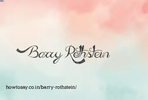 Barry Rothstein