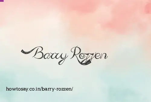 Barry Rozzen
