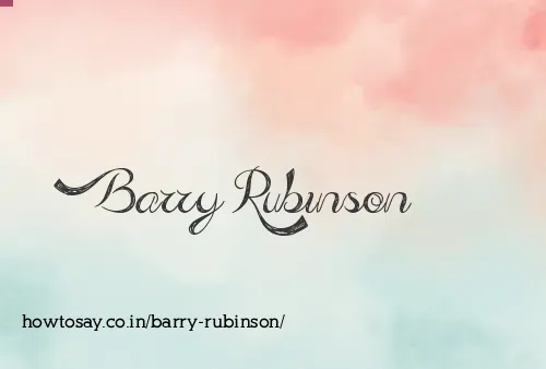 Barry Rubinson