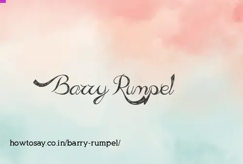 Barry Rumpel
