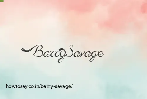 Barry Savage