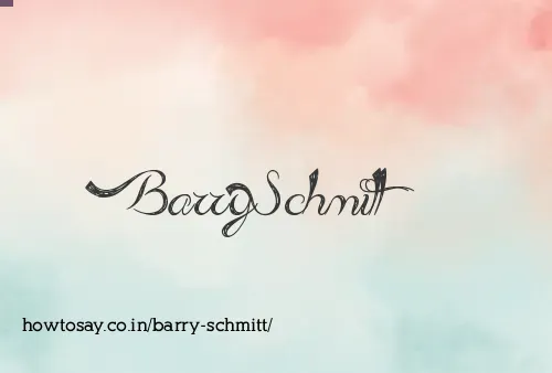 Barry Schmitt