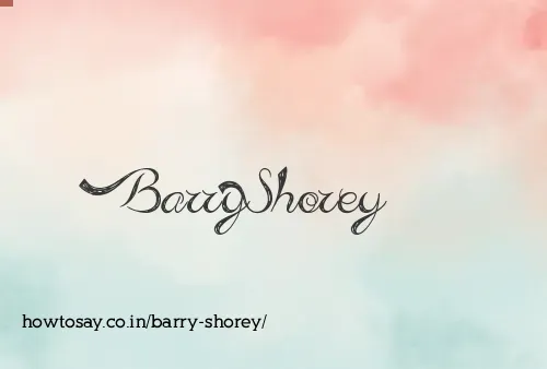 Barry Shorey
