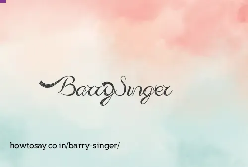 Barry Singer