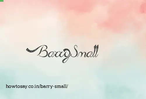 Barry Small