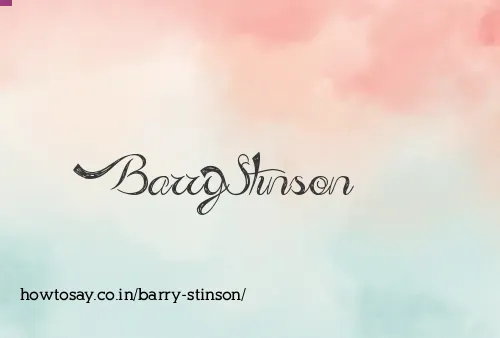 Barry Stinson