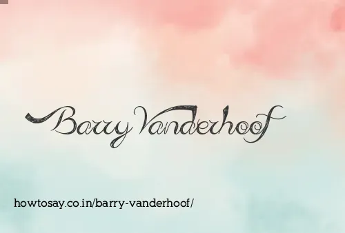 Barry Vanderhoof