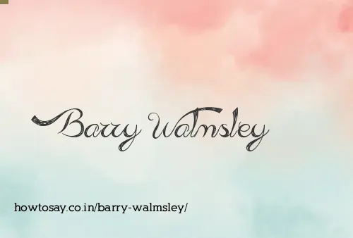 Barry Walmsley