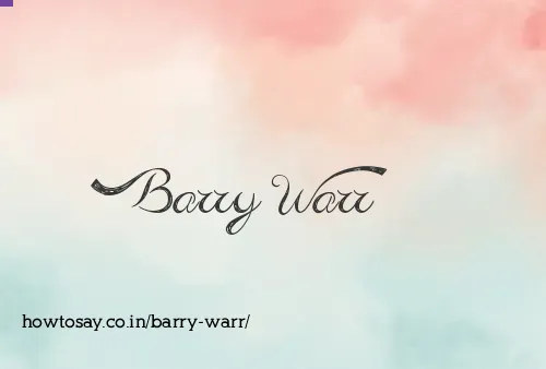 Barry Warr