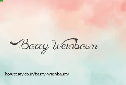 Barry Weinbaum
