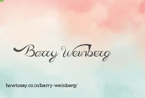 Barry Weinberg