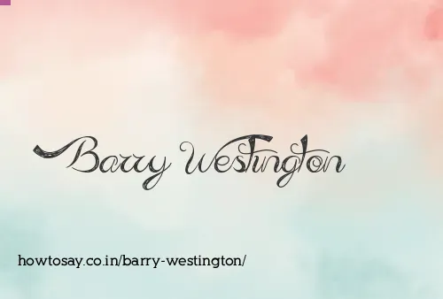 Barry Westington