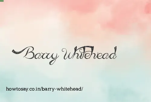 Barry Whitehead