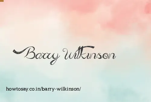 Barry Wilkinson