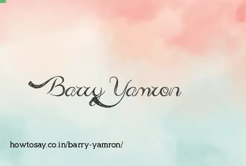 Barry Yamron