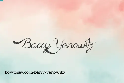 Barry Yanowitz