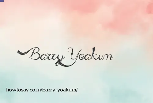 Barry Yoakum