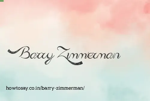 Barry Zimmerman