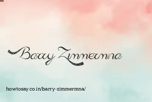 Barry Zimmermna