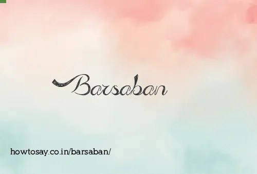 Barsaban