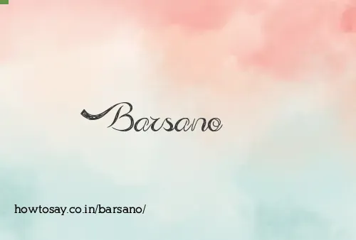 Barsano