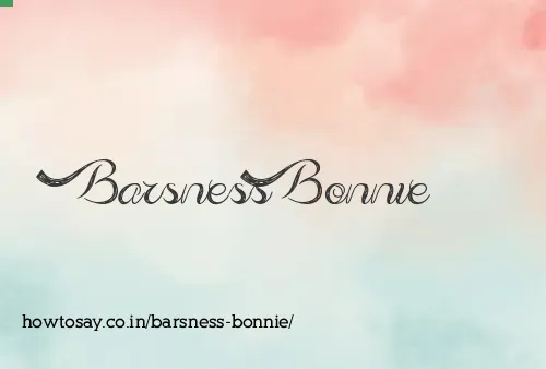Barsness Bonnie