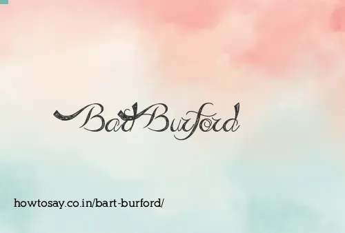 Bart Burford