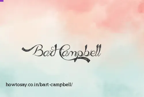Bart Campbell