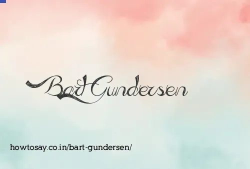 Bart Gundersen