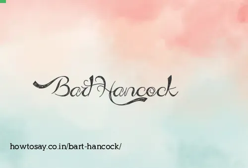 Bart Hancock