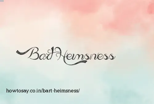 Bart Heimsness