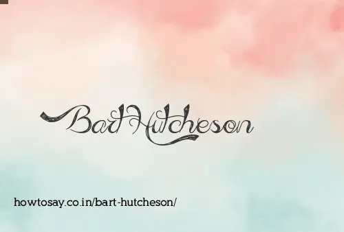Bart Hutcheson