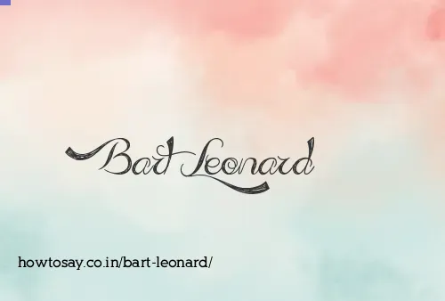 Bart Leonard