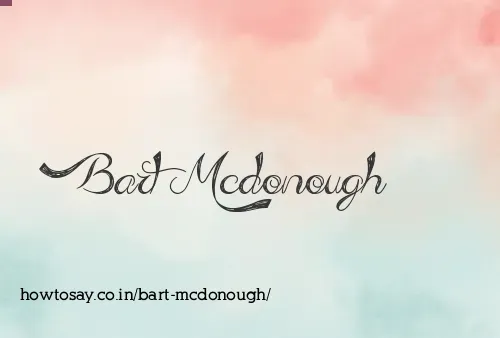 Bart Mcdonough