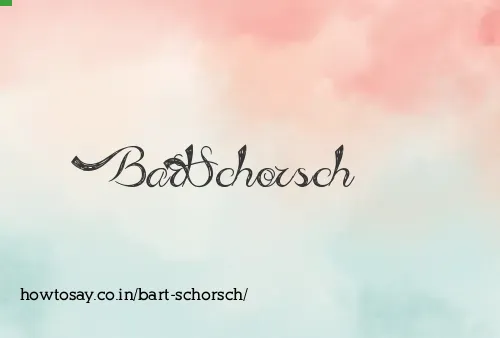 Bart Schorsch
