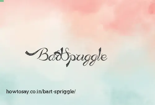 Bart Spriggle