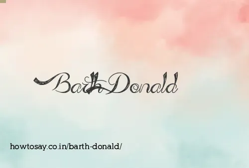 Barth Donald