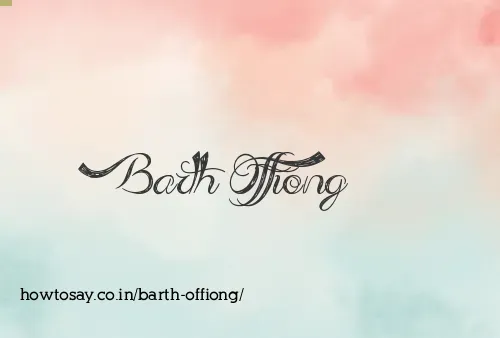 Barth Offiong