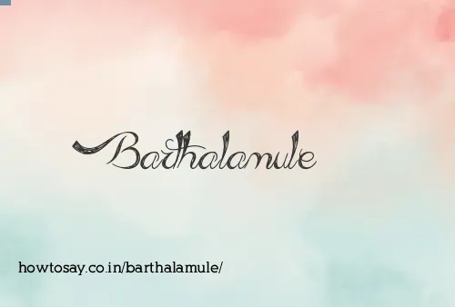 Barthalamule